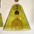 Pair of Olive Green Murano Pendant Lights, Italy For Sale - Image 10 of 13