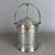 Vintage Silverplate Ice Bucket with Glass Interior For Sale - Image 3 of 11