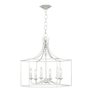 Alexa Hampton by Visual Comfort Studio Bantry House Wide Lantern, Cream For Sale