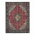 1970s Vintage Persian Handmade Wool 10x12 Red Area Rug For Sale