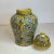 Ceramic Mid 20th Century Chinoiserie Boho Chic Hollywood Regency Ginger Jar For Sale - Image 7 of 12