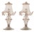 Italian Table Lamps in Clear and Light Amethyst Murano Glass, 2000s, Set of 2 For Sale