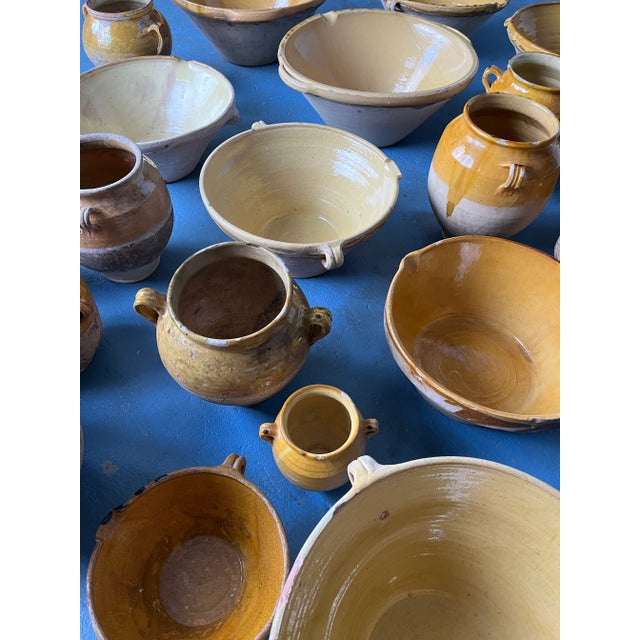 French Provincial French Confit Pot Glazed Terracotta For Sale - Image 3 of 3