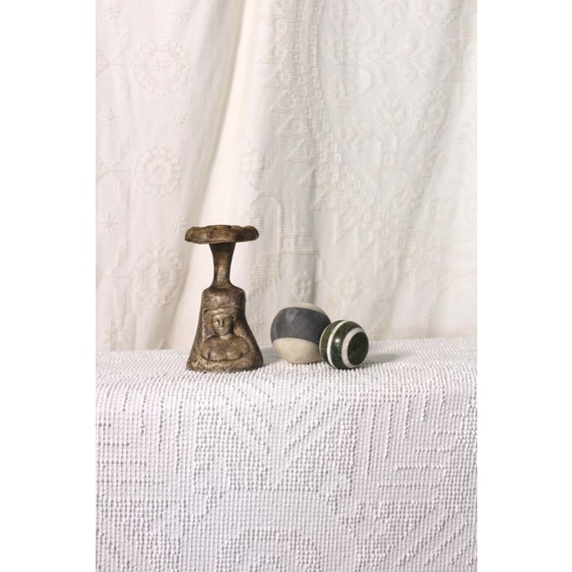 A great Brutalist style vintage majolica Girolamo Luxardo small empty cherry wine decanter from Italy. The base is the...