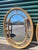 1990s Pair of Vintage Large Oval Wall Mirrors For Sale - Image 5 of 7