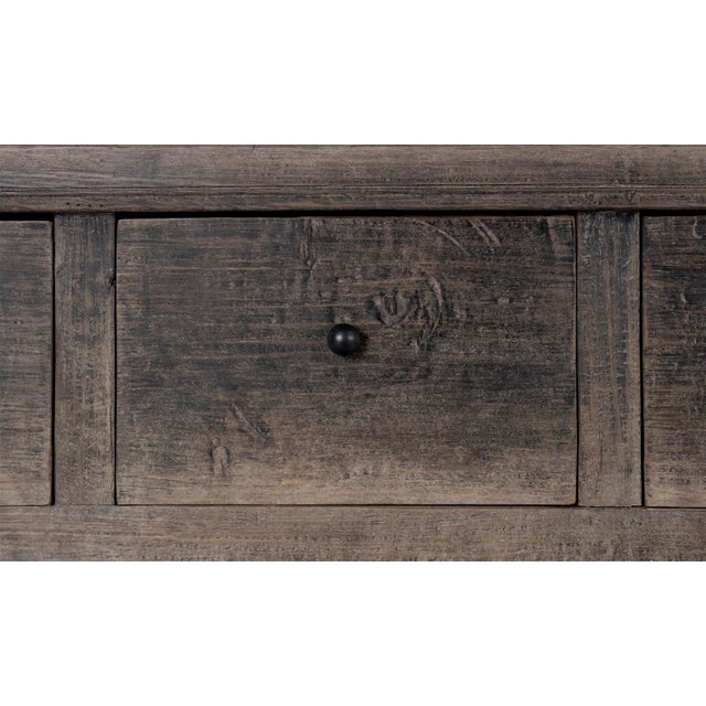 Late 20th Century South Asian Four Drawer Console Table For Sale In Dallas - Image 6 of 6