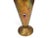 Mid 20th Century Mid 20th Century Pedestal Solid Brass Vase with Inlaid Blue Stones Dotes For Sale - Image 5 of 8