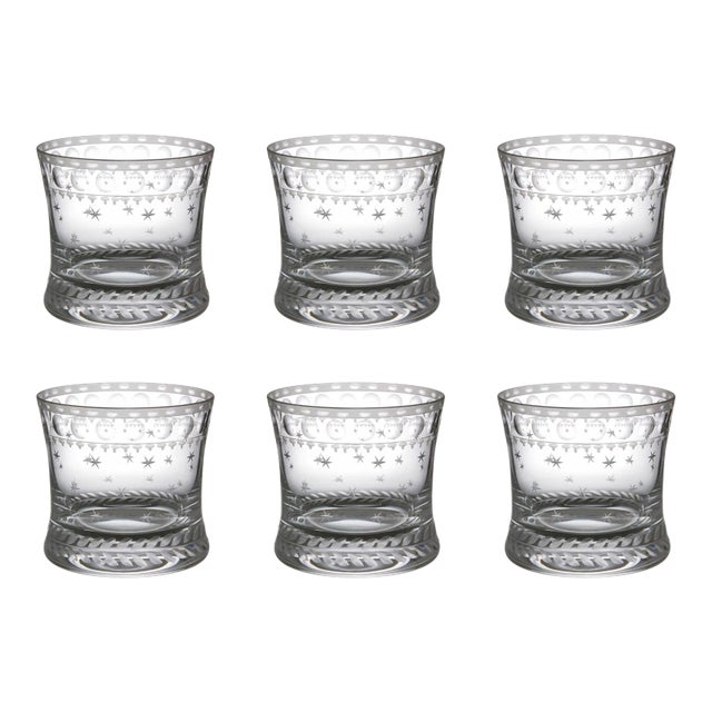 ARTEL Staro Rocks Glass, Clear, Set of 6 For Sale