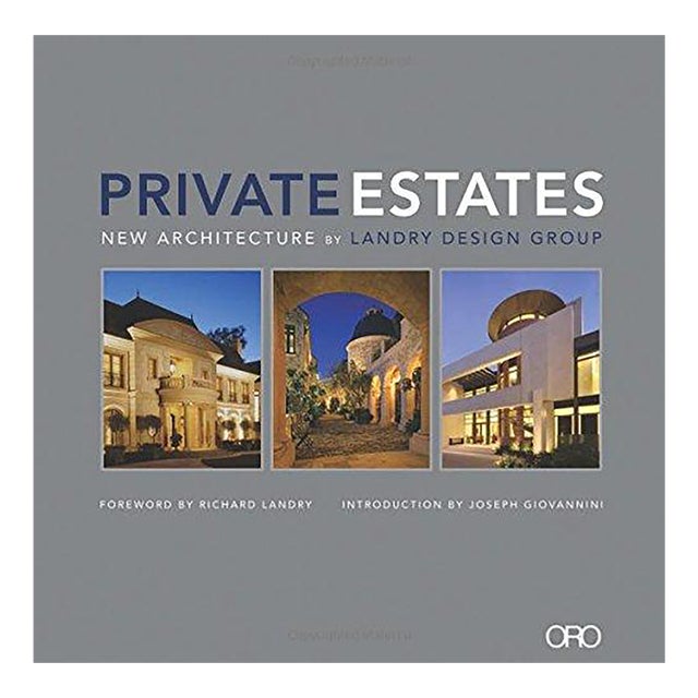 Private Estates: New Architecture by Janet Eastman For Sale
