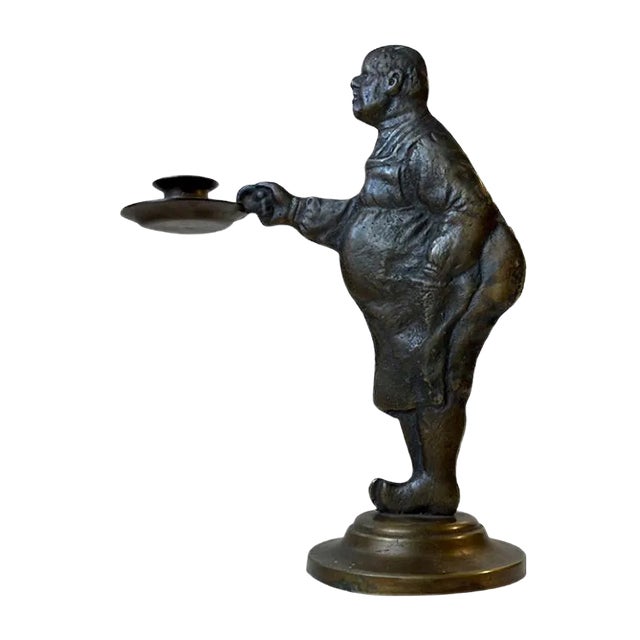 Bronze Candleholder, 1930s For Sale