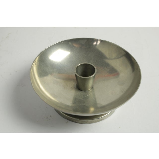 Gab Candleholder in Pewter and Bakelite, in Very Good conditions. Designed 1920 to 1949