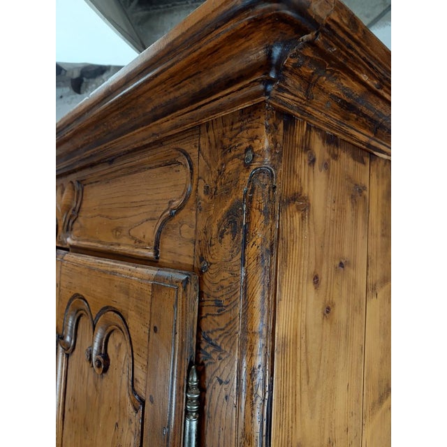 Antique Rustic Ash and Fir Wardrobe For Sale - Image 18 of 18