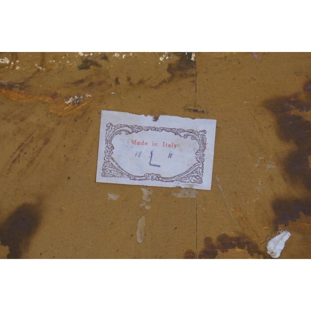 Labarge Vintage Italian Gold Decorator Mirror For Sale - Image 12 of 12