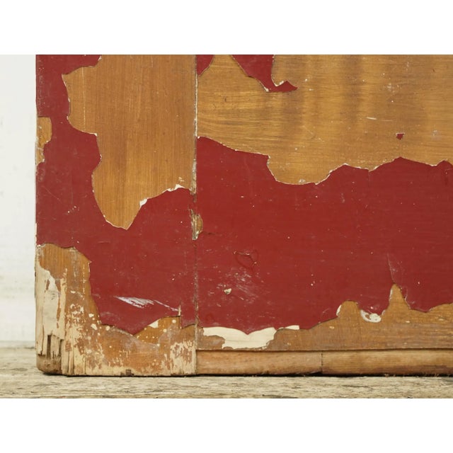 Vintage 1 Panel Wood Built in Cabinet Door For Sale - Image 11 of 12