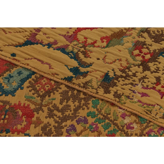 Antique Scottish Textile Fragment With Rich Pictorial Folk Art - Rug & Kilim For Sale In New York - Image 6 of 7