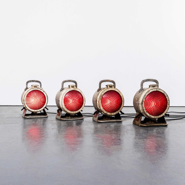 Vintage French Train Engineers Warning Lamp, 1950s For Sale - Image 3 of 11