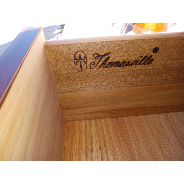 Mid 20th Century Thomasville Marble Top Dresser For Sale In Houston - Image 6 of 6