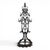 Black Cast Iron Coat Rack For Sale - Image 8 of 8