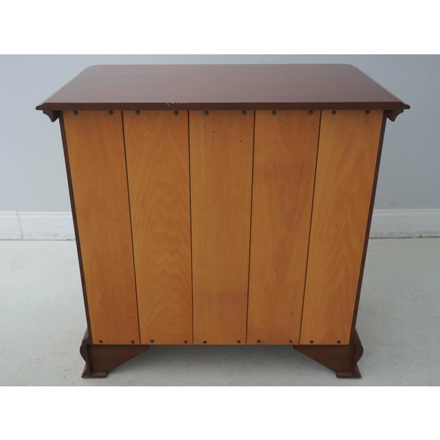Louis Irion Bench Made Walnut Bachelor Chest For Sale - Image 9 of 12