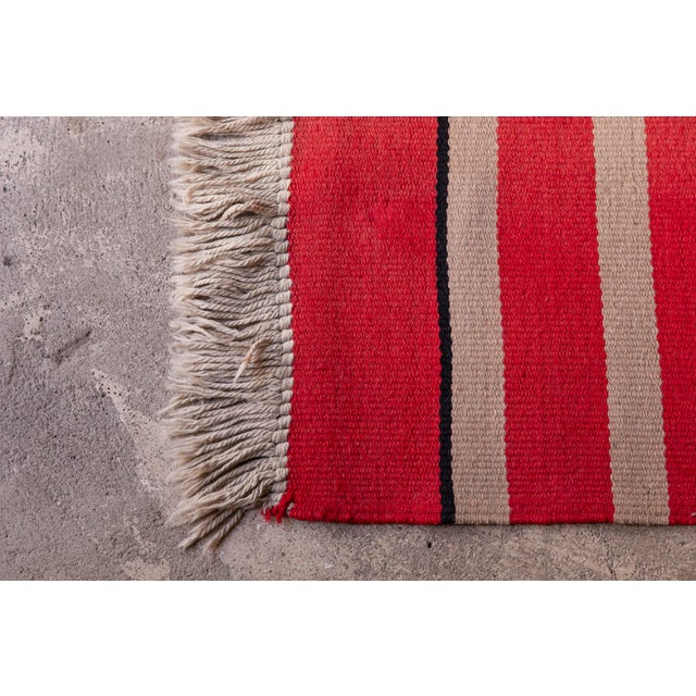 Red Antonín Kybal Rug in Wool, 1935 For Sale - Image 8 of 9