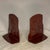 Art Deco Metal Bookends: Woman Playing Lyre, Ronson c. 1925 For Sale - Image 4 of 9