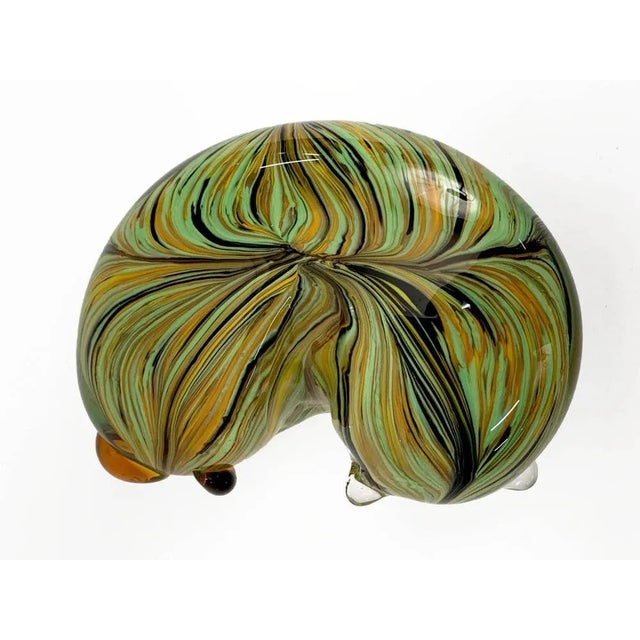 Mid-Century Italian Multicolored Murano Glass Cat Sculpture, 1970s For Sale - Image 13 of 16