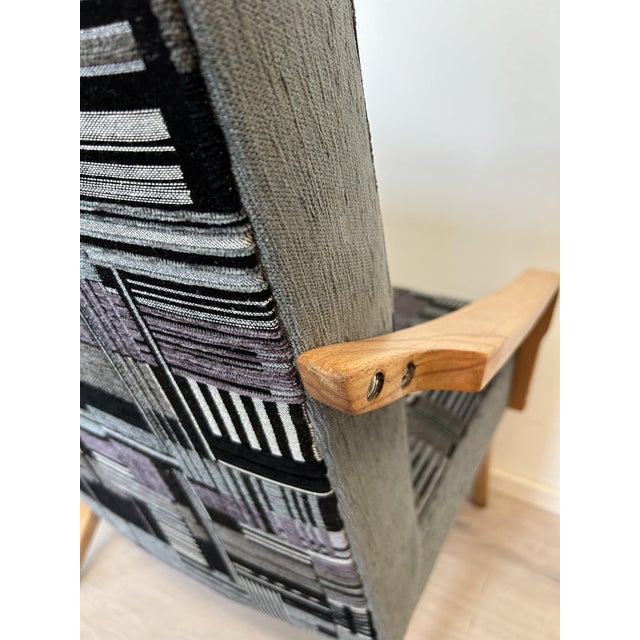 Set of Mid-Century Lounge Armchairs by Jiri Jiroutek, Czechoslovakia, 1960s For Sale - Image 9 of 14