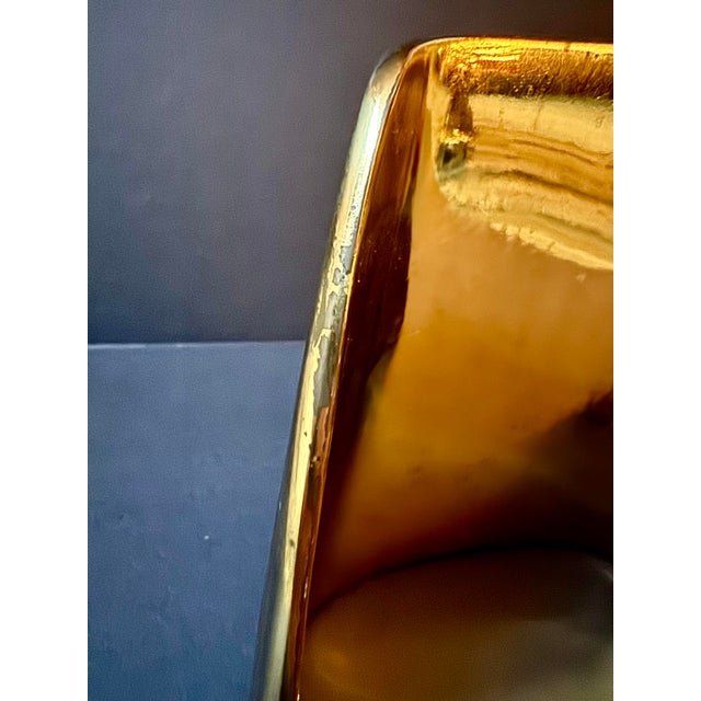 Brass Ben Seibel 1950’s Shovel Bookends Brass Plated Mid-Century Swank For Sale - Image 8 of 12