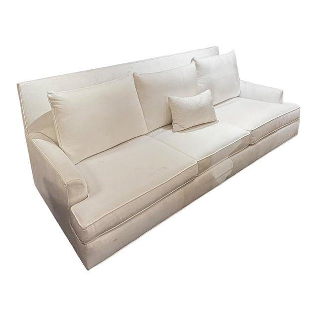 Ethan Allen White Sofa For Sale