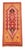 A distinctive vintage Moroccan Berber rug, handwoven in Morocco during the 1960s and distinguished by its warm saffron,...