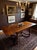 Brown Professionally Restored 1930s Jacobean Revival (William and Mary Style) Solid Oak Draw-Leaf Dining Table For Sale - Image 8 of 12