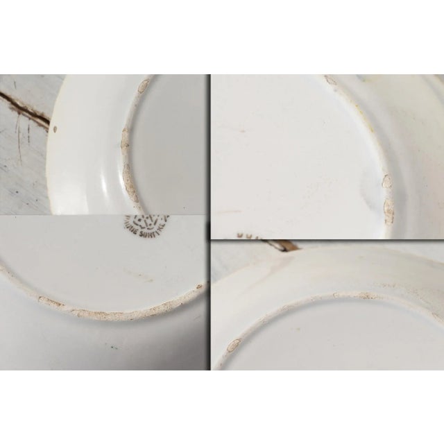 Late 19th Century Antique French Provincial Faience Plate Depicting a Bird, Marked For Sale - Image 11 of 13