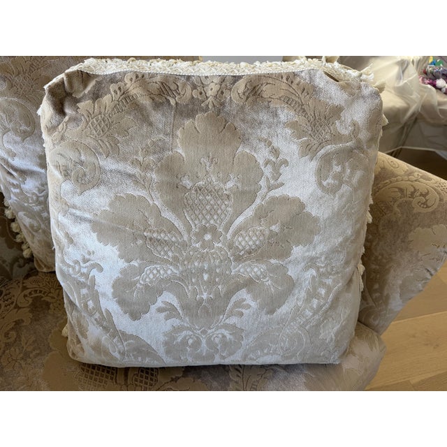 Late 20th Century Beautiful Vanguard Camel‑Back Loveseat – Plush, Cozy, and Timeless For Sale - Image 11 of 13