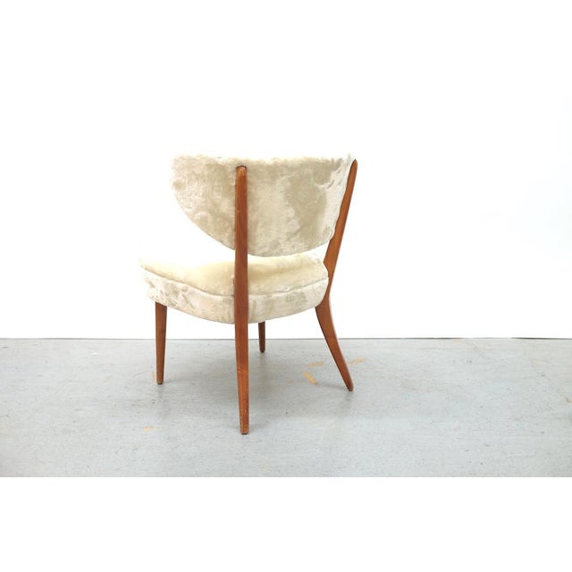 Danish Cocktail Wing Easy Chair, 1950s Chairish