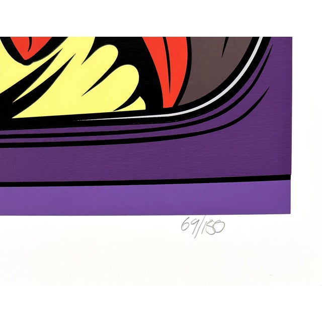 Street Art D*Face, Silent Ride (Framed, Large Hand Signed Screen Print), 2023 For Sale - Image 3 of 3