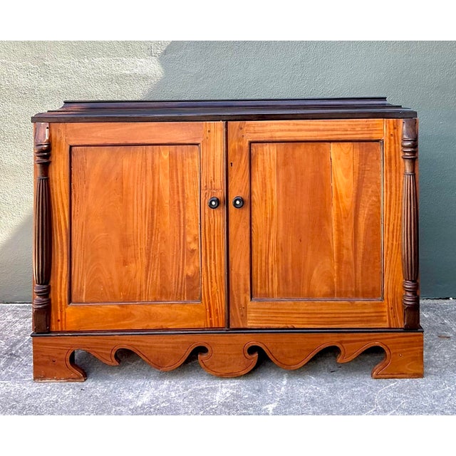 Vintage Double Door Column Sideboard For Sale - Image 15 of 17