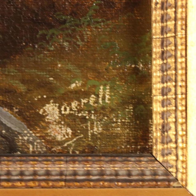 Ernst Gustav Doerell, Landscape, Oil on Canvas, Framed For Sale - Image 6 of 10