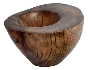 V1285 Vessel in Ebonized Oak Wood by Jörg Pietschmann