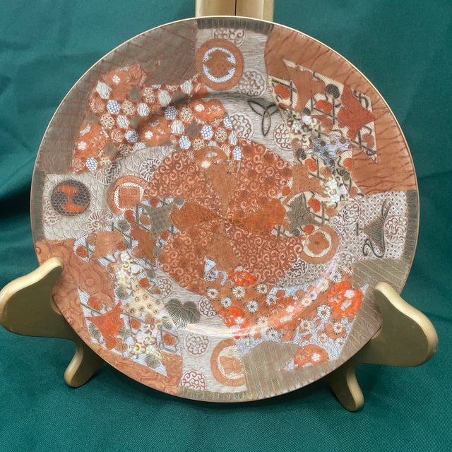 Ceramic Late 19th Century Rare Meiji Period g.t. Marsh Katani Porcelain Plate Set - Set of 7 For Sale - Image 7 of 11