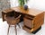 Mid-Century Modern American Walnut Ed Wormley for Dunbar Double Pedestal Desk w/ Folding Return For Sale - Image 3 of 13