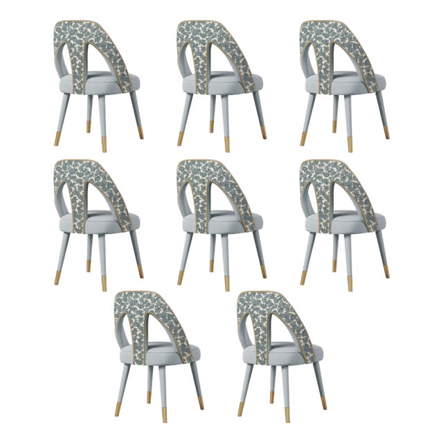 Caron Dining Chairs by Ottiu, Set of 8 For Sale