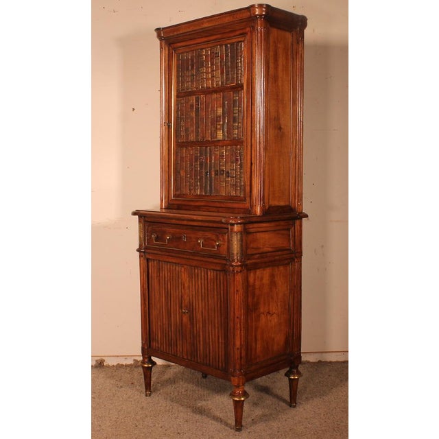 Louis XVI Library Cabinet, 18th Century For Sale - Image 11 of 16