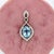 3Ct Aquamarine Pendant With Natural Diamonds in Solid 14k Gold, 11x9mm For Sale In Columbus - Image 6 of 9