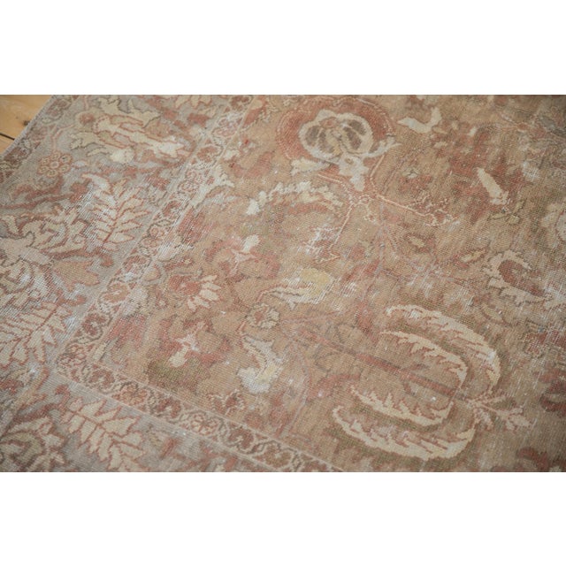 Antique Distressed Sultanabad Carpet - 6'11" X 8'6" For Sale - Image 12 of 12