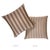 Contemporary Schumacher Hanson I/O Stripe 18" Pillow In Flax For Sale - Image 3 of 5