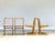 Mid-Century Circular Dining Table in Elm and Chairs in Rattan, 1960s, Set of 5 For Sale - Image 6 of 12