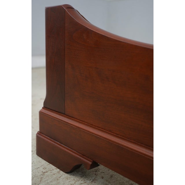 Stickley King Size Marseilles Collection Cherry Bed For Sale In Philadelphia - Image 6 of 15