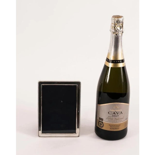 Vintage Sterling Silver Photo Frame from RBB Sheffield, 1990 For Sale - Image 9 of 10