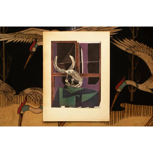 1943 After Picasso, "Nature Morte", First Edition Period Parisian Offset Lithograph For Sale In Dallas - Image 6 of 10