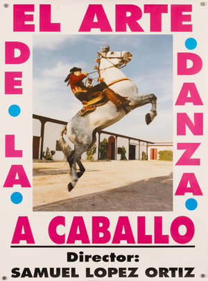 The Art of Horseback Dancing Original Event Poster, 1980s